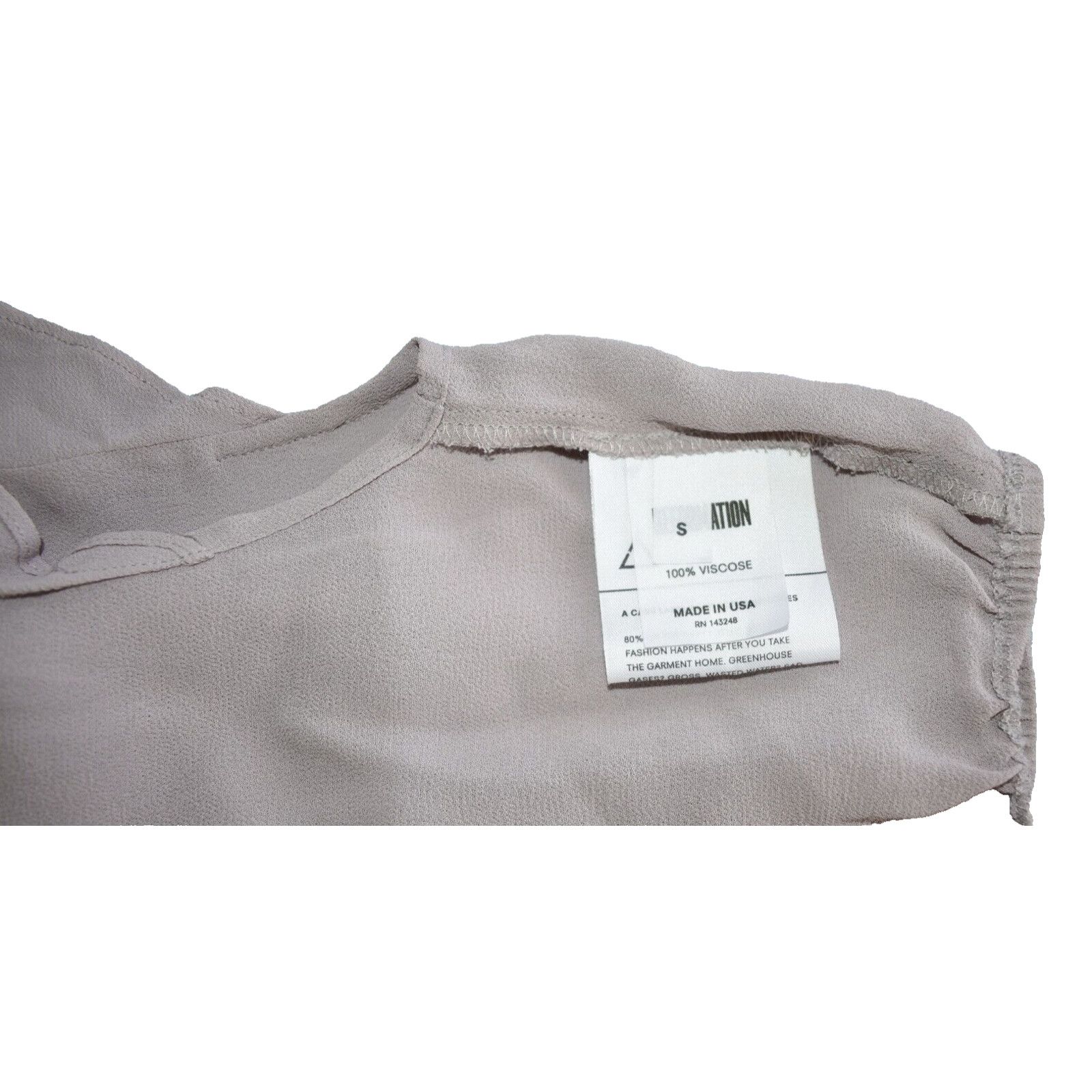 Reformation NEW REFORMATION Lilac Viscose Elasticized Waist Crop Top S Size S / US 4 / IT 40 - 4 Thumbnail