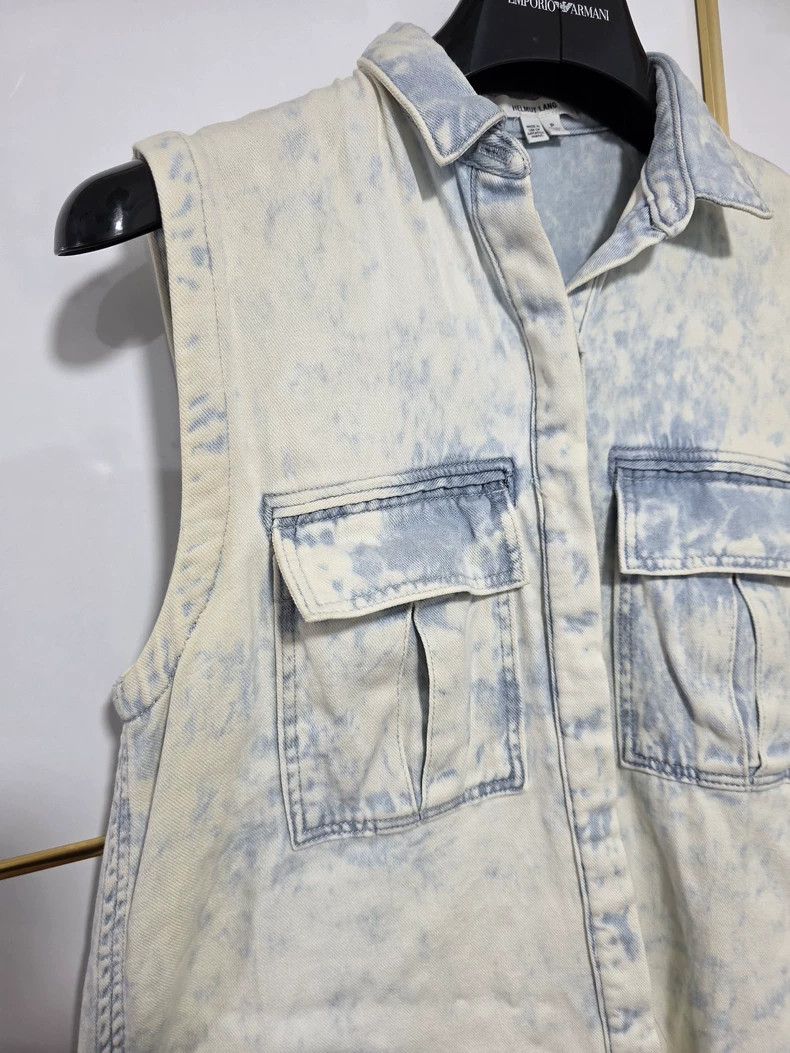 Helmut Lang HELMUT LANG sizeP Water-washed denim dress Size M / US 6-8 / IT 42-44 - 4 Thumbnail