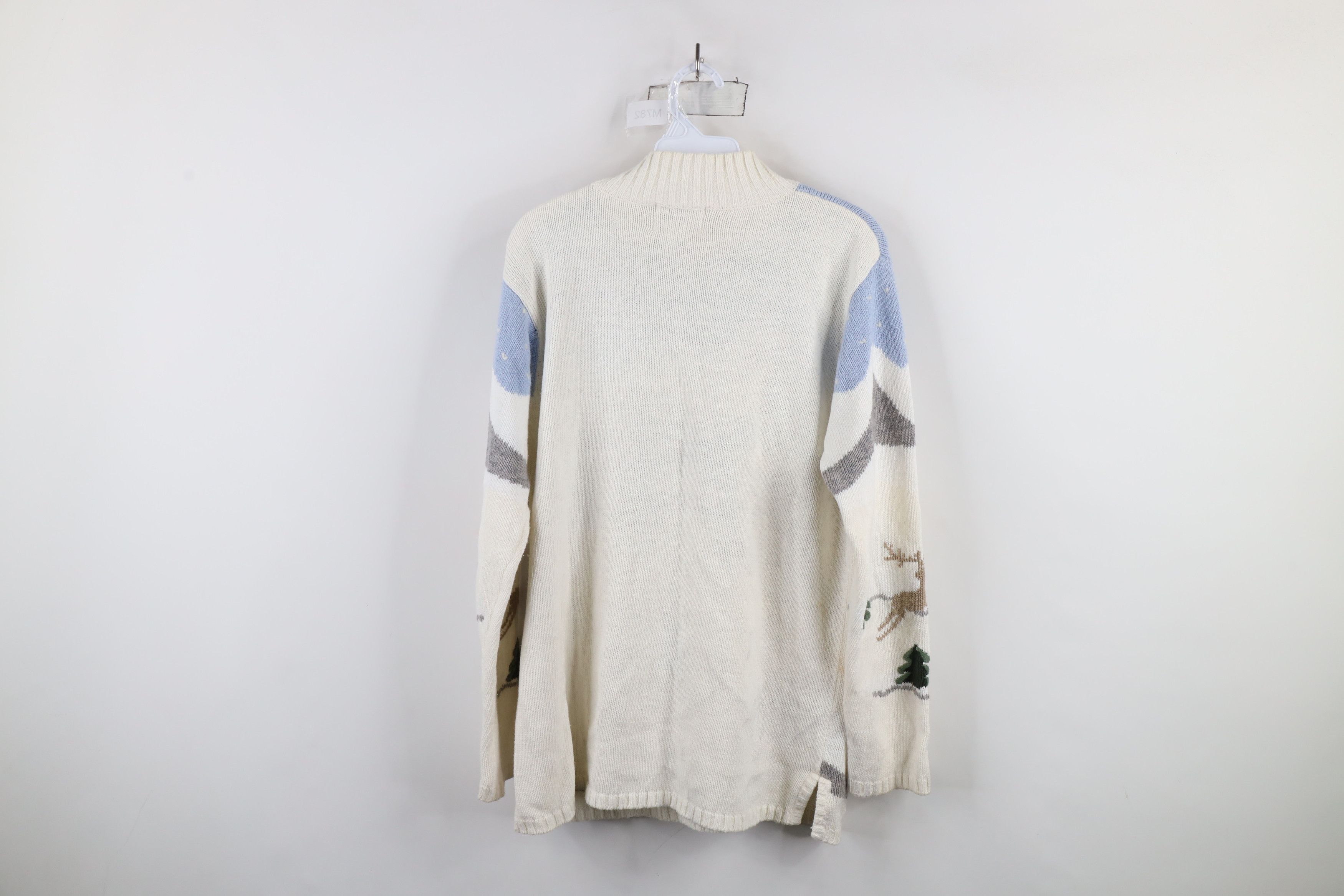 Vintage Vintage 90s Streetwear Snow Town All Over Print Sweater Size S / US 4 / IT 40 - 12 Thumbnail