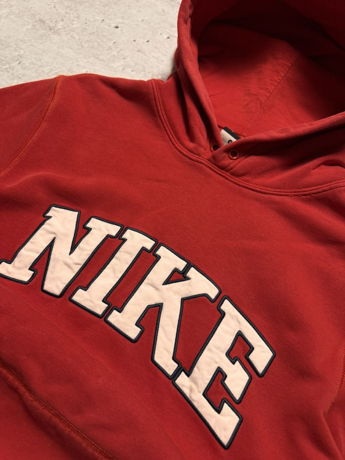 Nike × Vintage NIKE VINTAGE CENTER LOGO OVERSIZE BOXY HOODIE Size US S / EU 44-46 / 1 - 4 Thumbnail