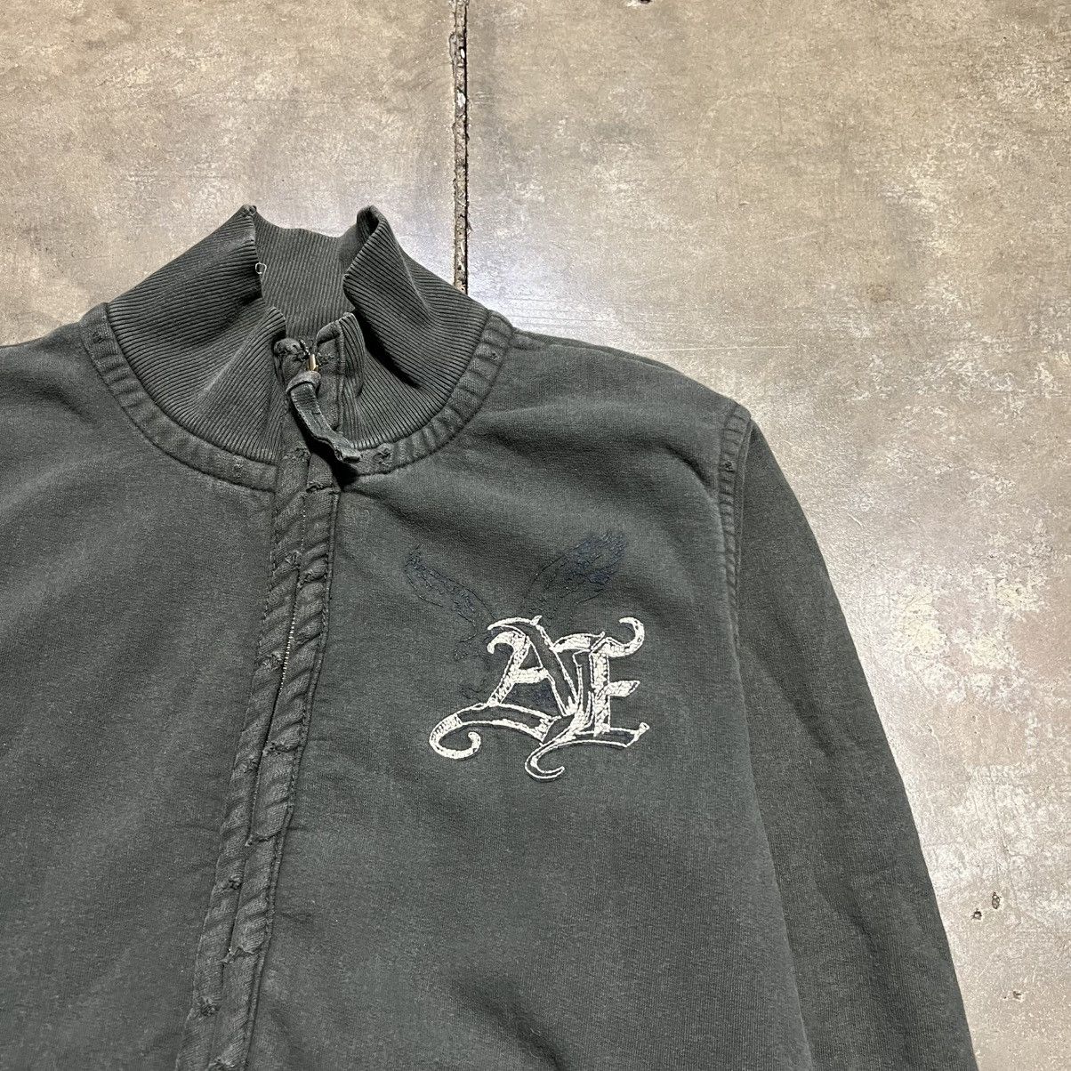 American Eagle Outfitters Vintage American Eagle Zip Up Sweatshirt Jacket Grunge Prep Size US L / EU 52-54 / 3 - 4 Thumbnail