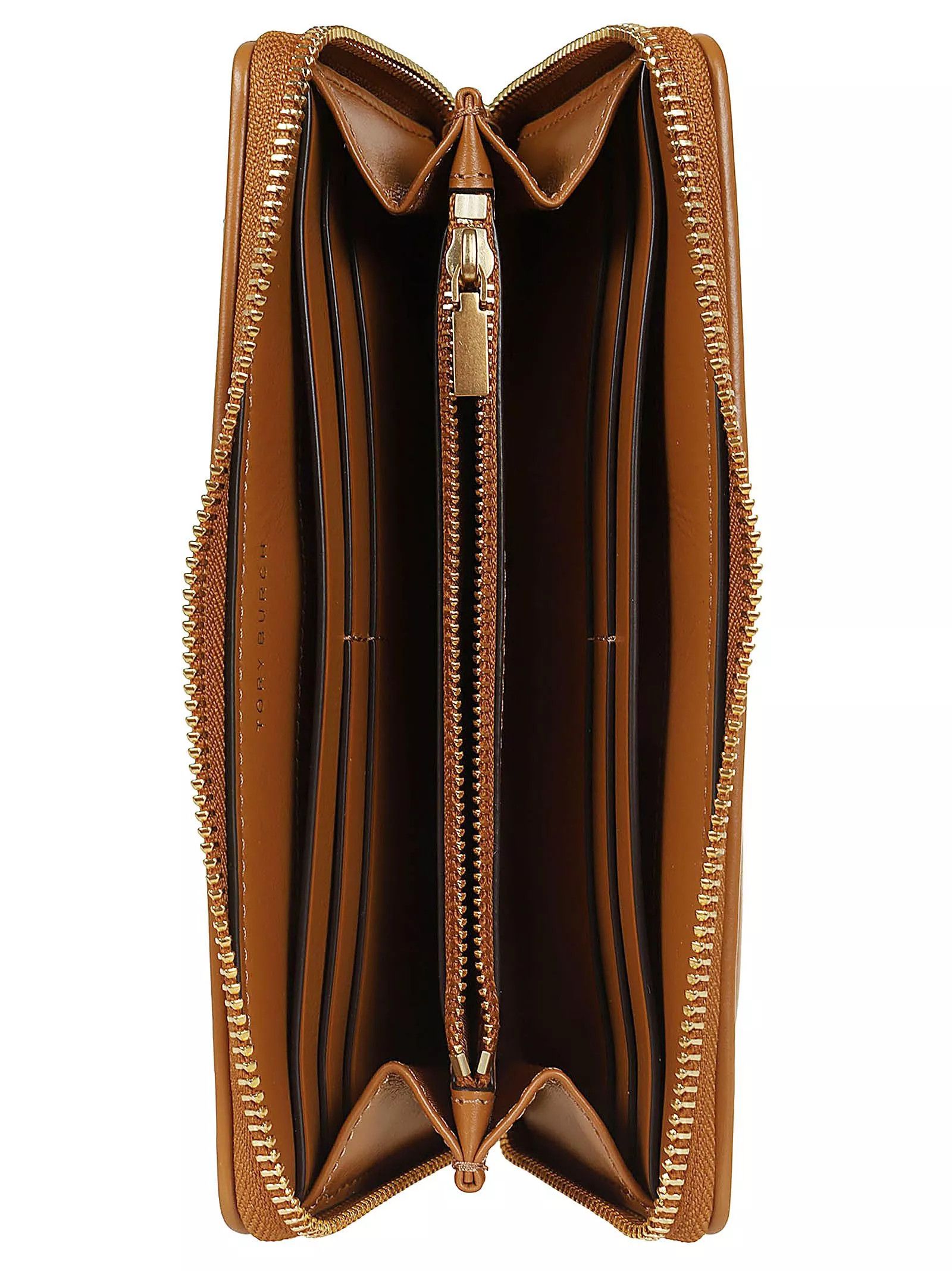 Tory Burch o1s22i1n1024 Size: OS / Quilted Continental Wallet in Brown Size ONE SIZE - 3 Thumbnail
