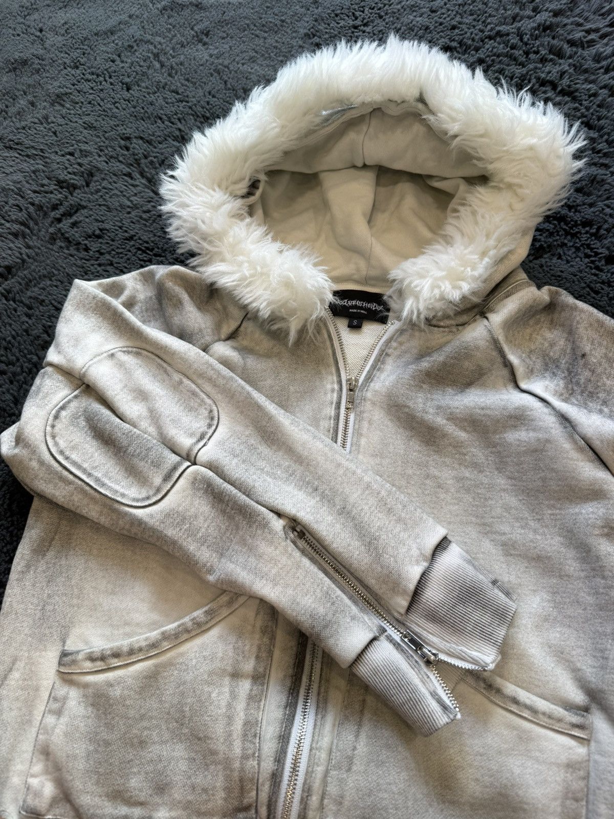Other Lifeishell “SIBERIA Fur Zip Hoodie” Size US S / EU 44-46 / 1 - 3 Thumbnail