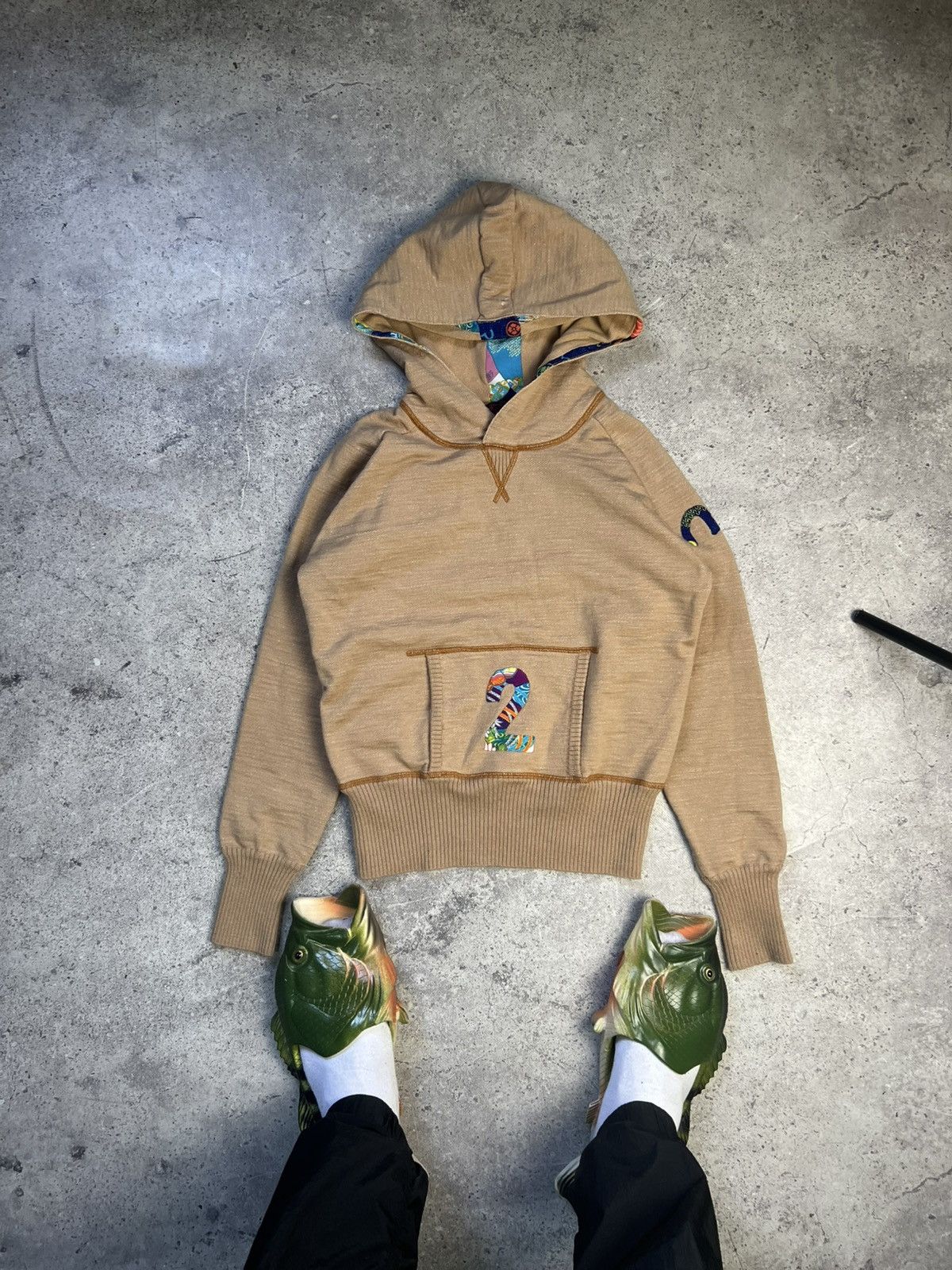 Evisu Evisu Vintage Hoodie Big logo y2k Size L / US 10 / IT 46 - 1 Thumbnail