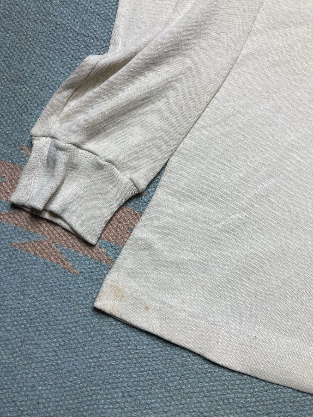 Vintage Vtg 60s 70s turtleneck shirt blank white soft comfy adult XL Size US XL / EU 56 / 4 - 8 Thumbnail
