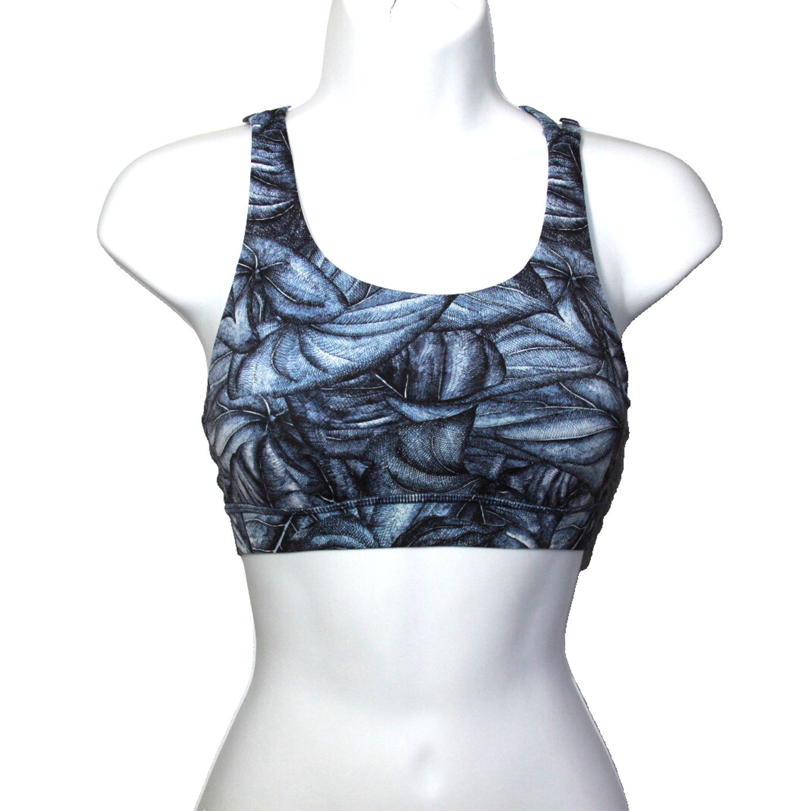 Lululemon Lululemon Energy Mini Concrete Jungle Alpine White Bra 4 $52 Size S / US 4 / IT 40 - 3 Thumbnail