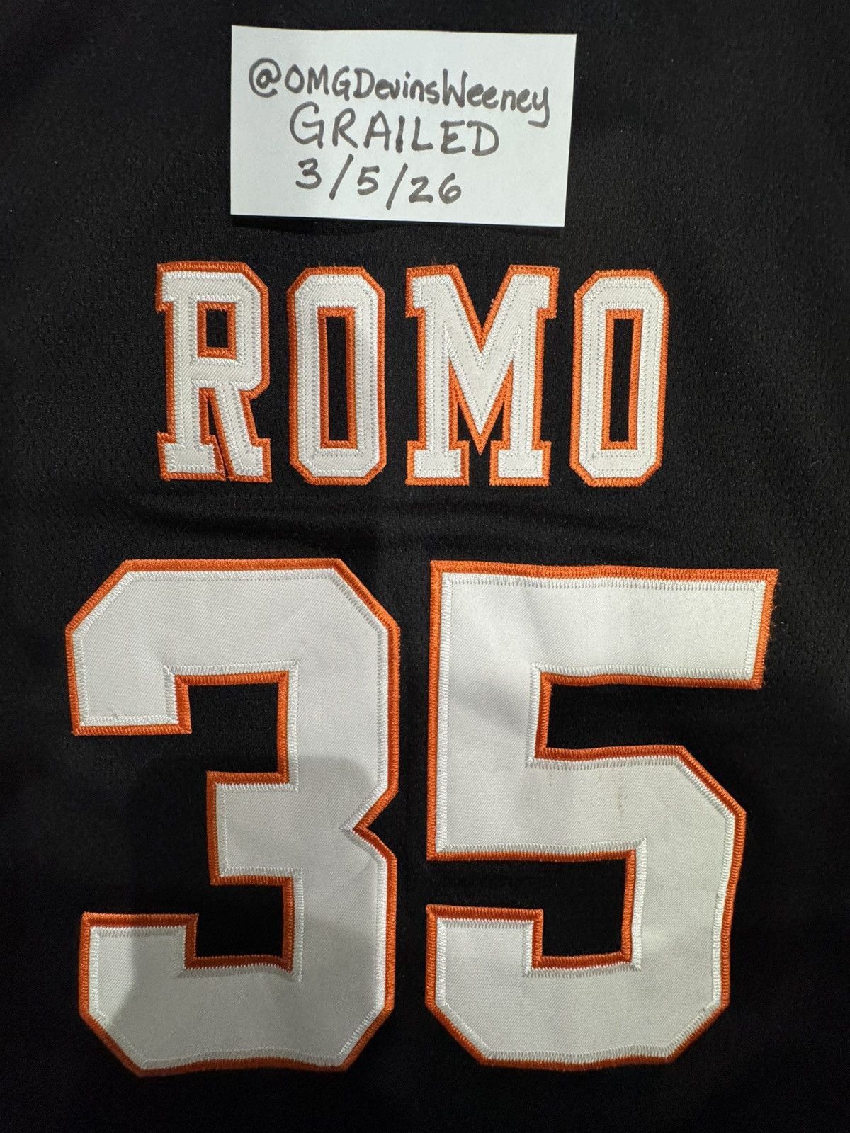 Other Custom Stitched Tony Romo High School Basketball Jersey Size US L / EU 52-54 / 3 - 4 Thumbnail