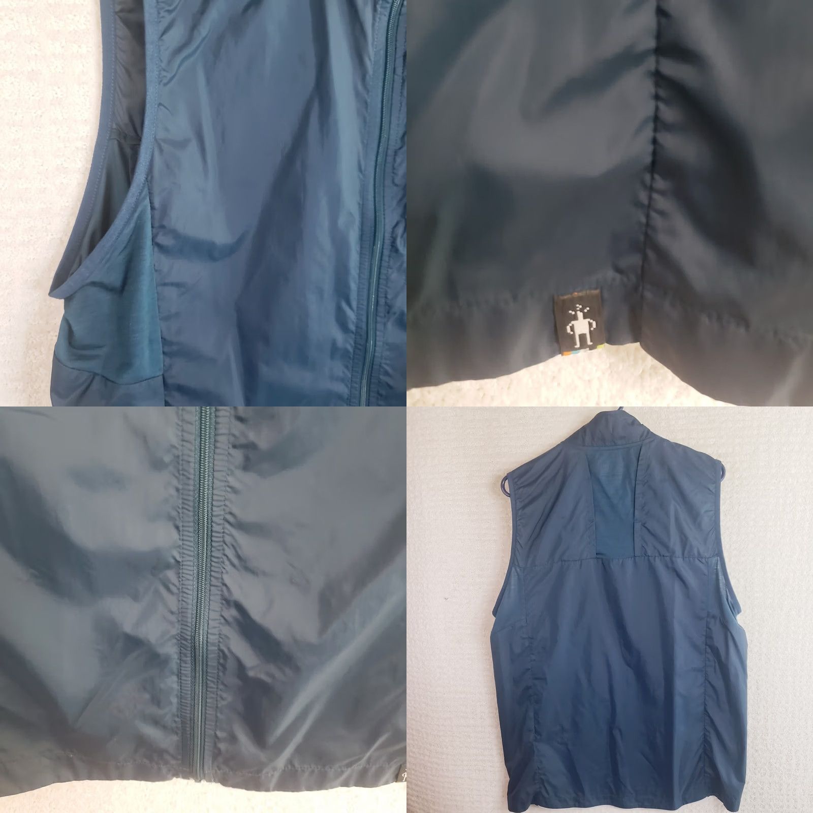 Smartwool Smartwool Vest Blue Full Zip M Regular Fit Men Size US M / EU 48-50 / 2 - 8 Thumbnail
