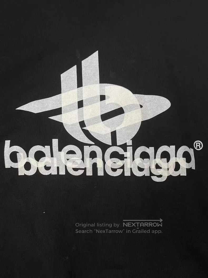 Balenciaga Balenciaga Letter Printed Casual Crewneck Long Sleeve Swea Size US S / EU 44-46 / 1 - 3 Thumbnail