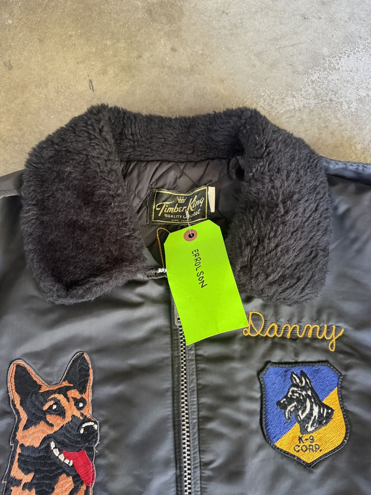 Vintage Vintage 70's Errolson K9 Marine Bomber Jacket Size US L / EU 52-54 / 3 - 6 Thumbnail