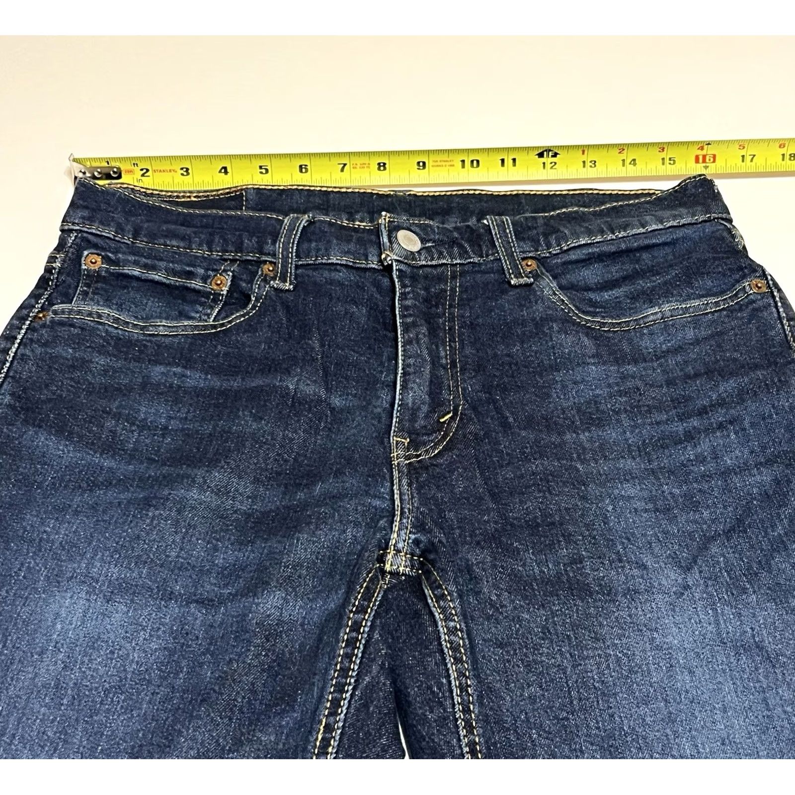Levi's Levi's Jeans 531 Slim Straight Athletic Fit Denim Blue 33x32 5-Pocket Zipper Button Regular Men’s Clothing Size US 33 - 3 Thumbnail
