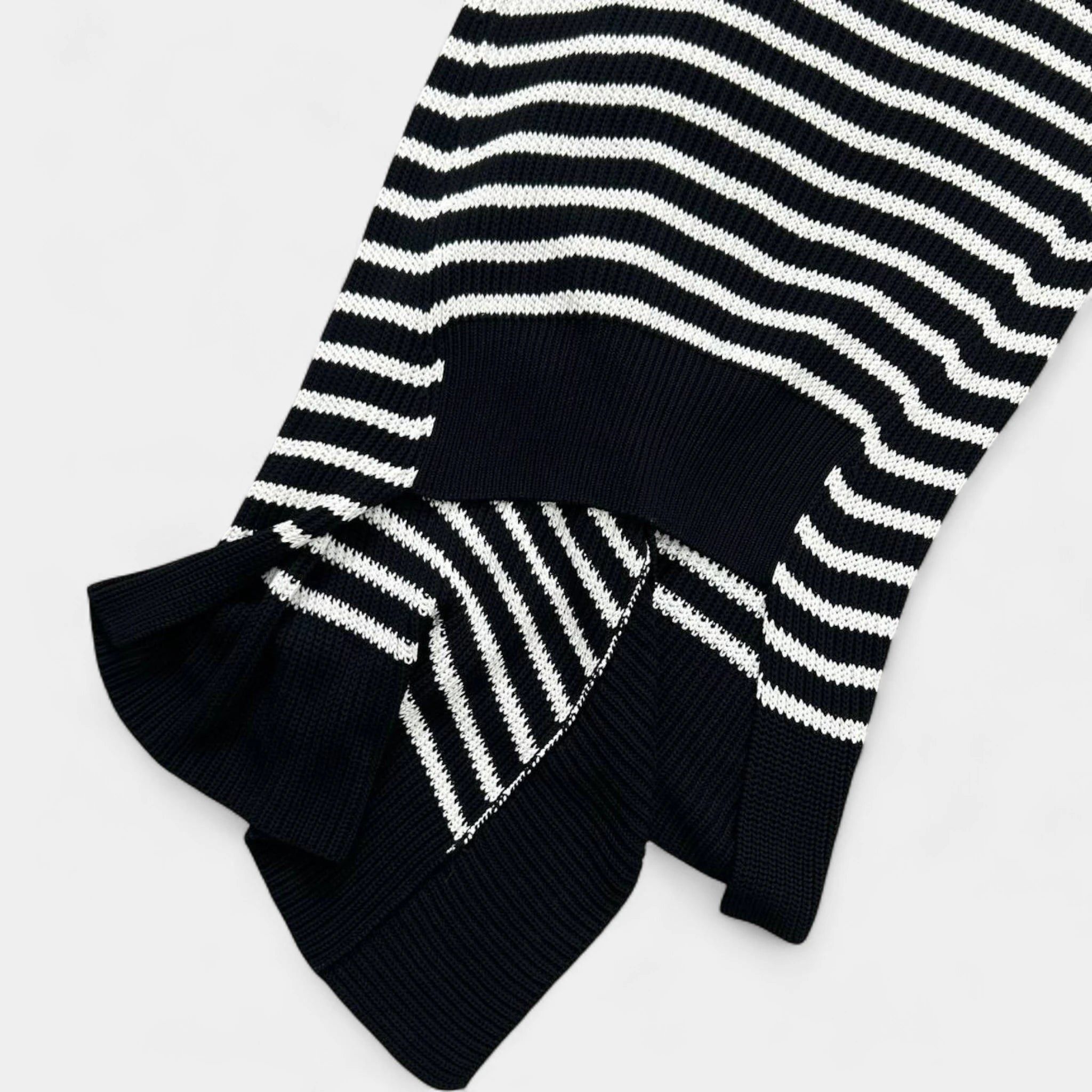 Jean Paul Gaultier Jean Paul Gaultier Sleeveless Long Striped Cardigan Size US M / EU 48-50 / 2 - 6 Thumbnail
