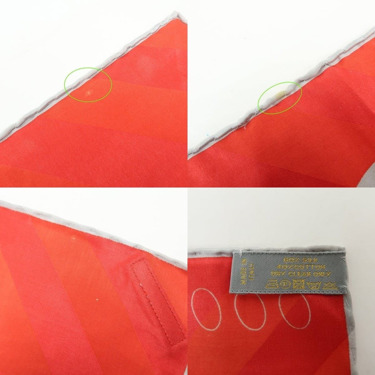 Louis Vuitton Louis Vuitton LV Cup Silk Scarf Red Size ONE SIZE - 5 Thumbnail