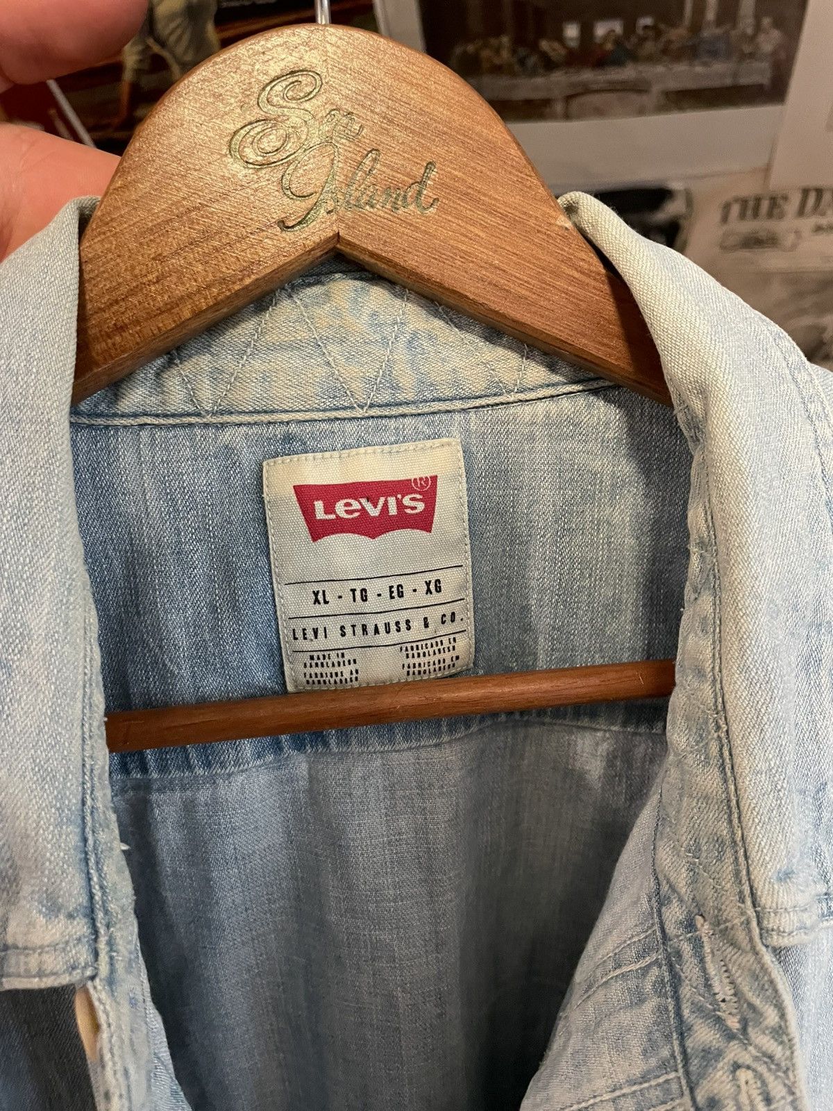 Levi's Vintage Levi’s button up Size US XL / EU 56 / 4 - 6 Thumbnail