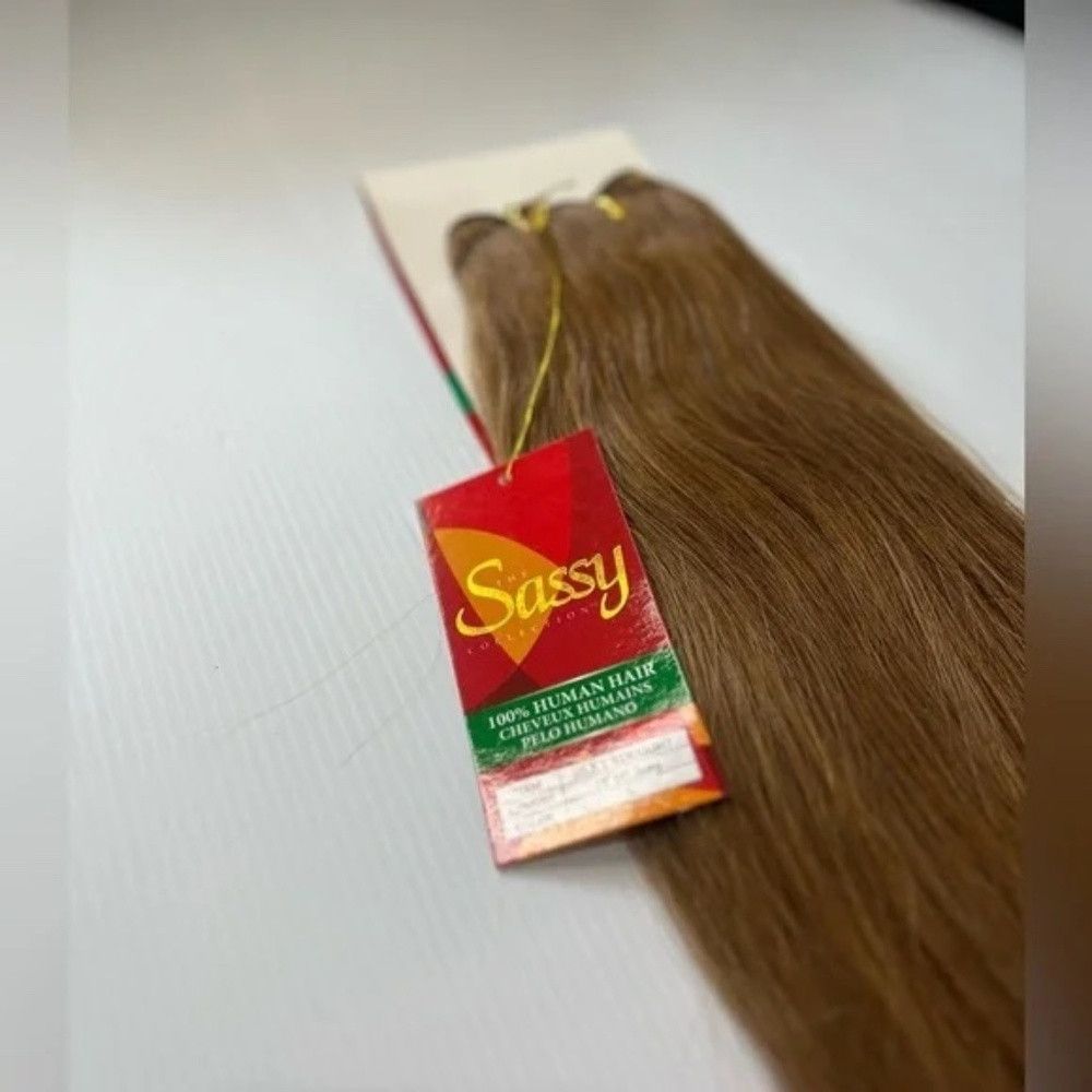 Other Straight Human hair Natural light Brown 18 In Extension Wef Size ONE SIZE - 2 Thumbnail