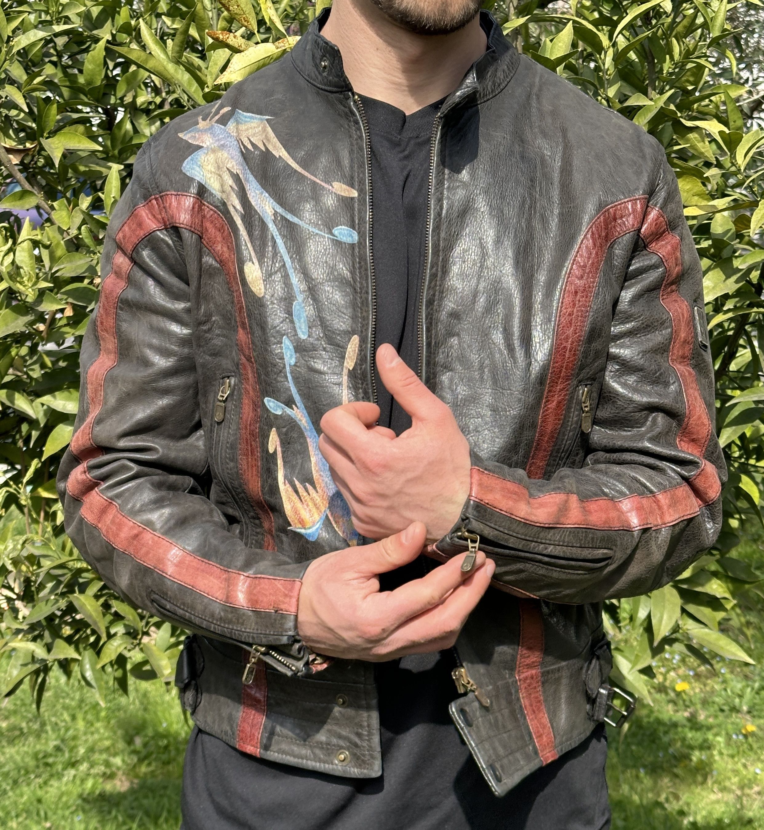 Belstaff Rare Belstaff Black Prince Daytona LeatherBomber Size M Slim Size US M / EU 48-50 / 2 - 18 Thumbnail