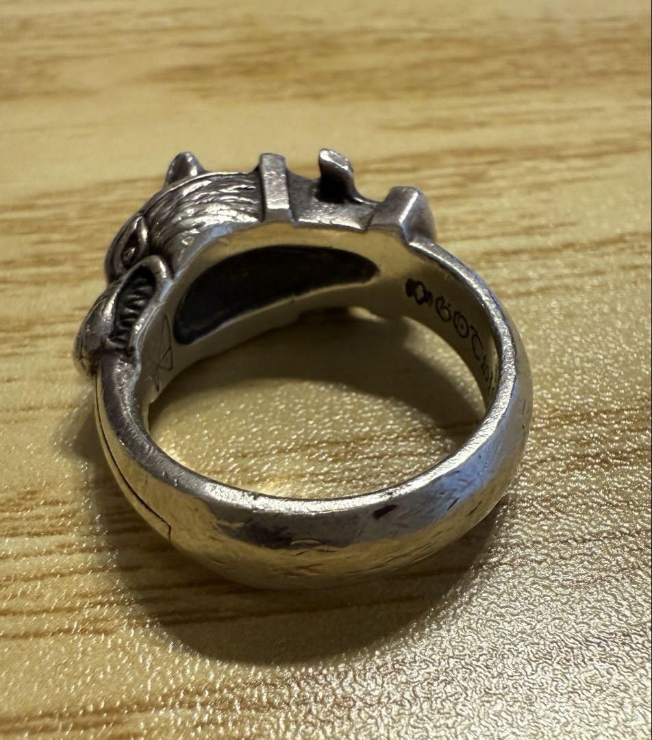 Yohji Yamamoto .950 Silver Gothic Wolf Dagger Ring Size ONE SIZE - 3 Thumbnail