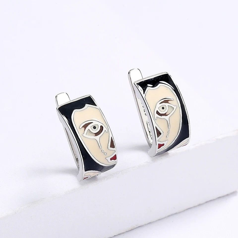 Jewelry × Vintage Horror Exaggerated Face Earrings 😱 Size ONE SIZE - 5 Thumbnail