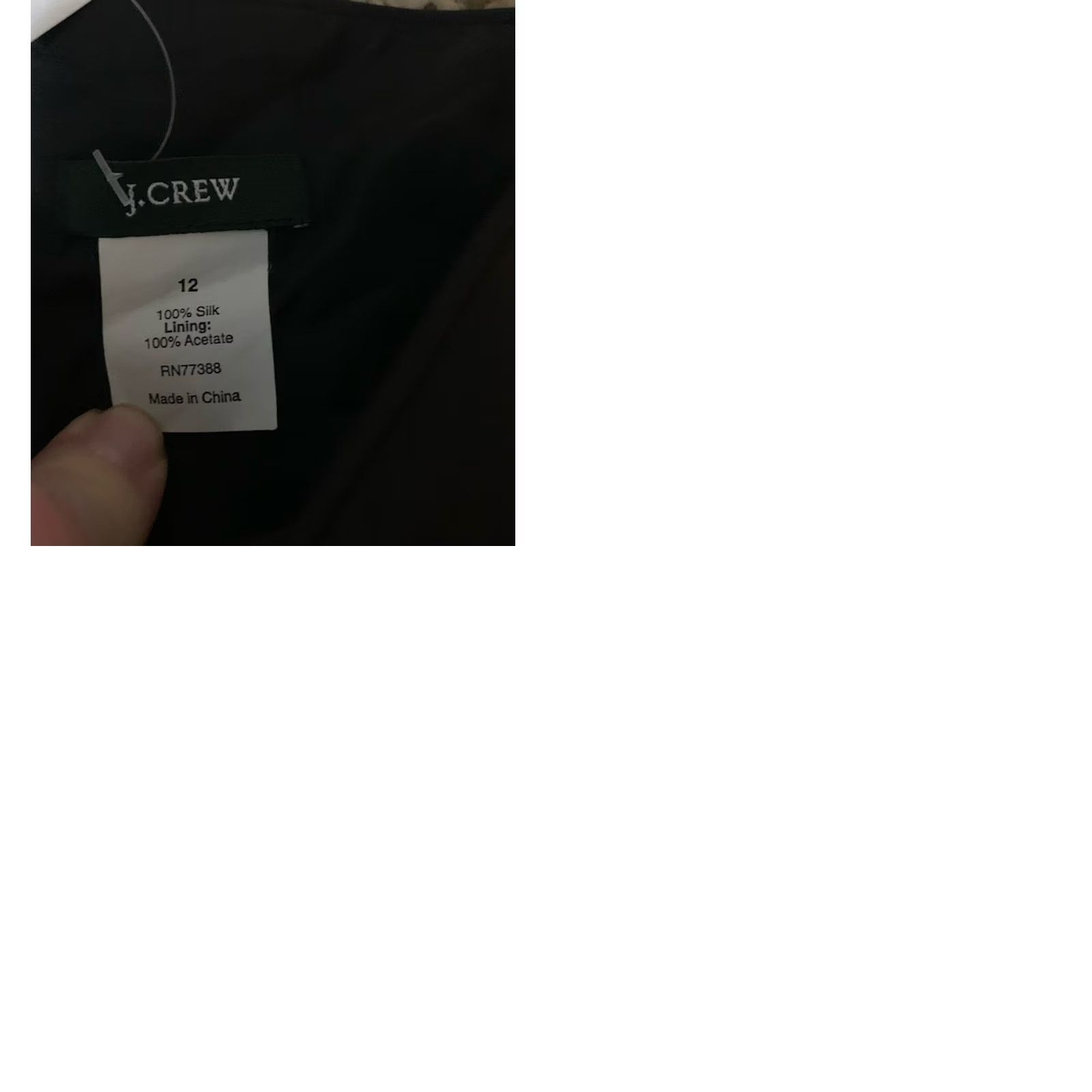 J.Crew NWT J.Crew Black Halter Dress Silk 100% A-Line Sleeveless Lined Zip Knee Length Party Cocktail Wedding 12 Women Men? Size XL / US 12-14 / IT 48-50 - 9 Thumbnail