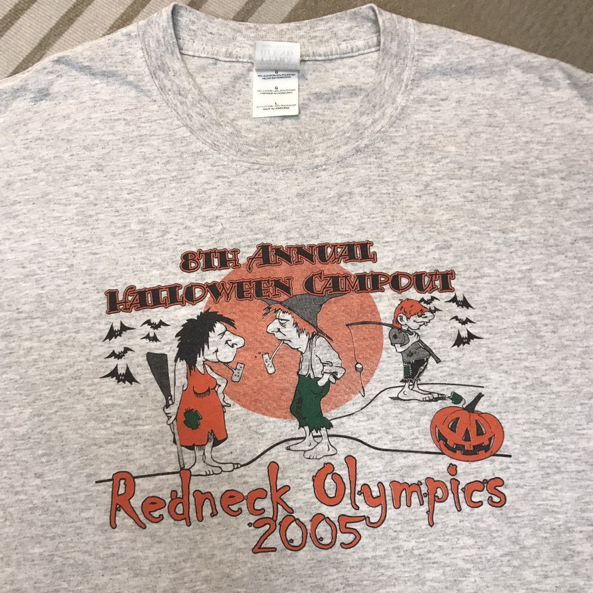 Vintage VINTAGE REDNECK OLYMPICS 2005 RARE TEE Size US L / EU 52-54 / 3 - 2 Thumbnail
