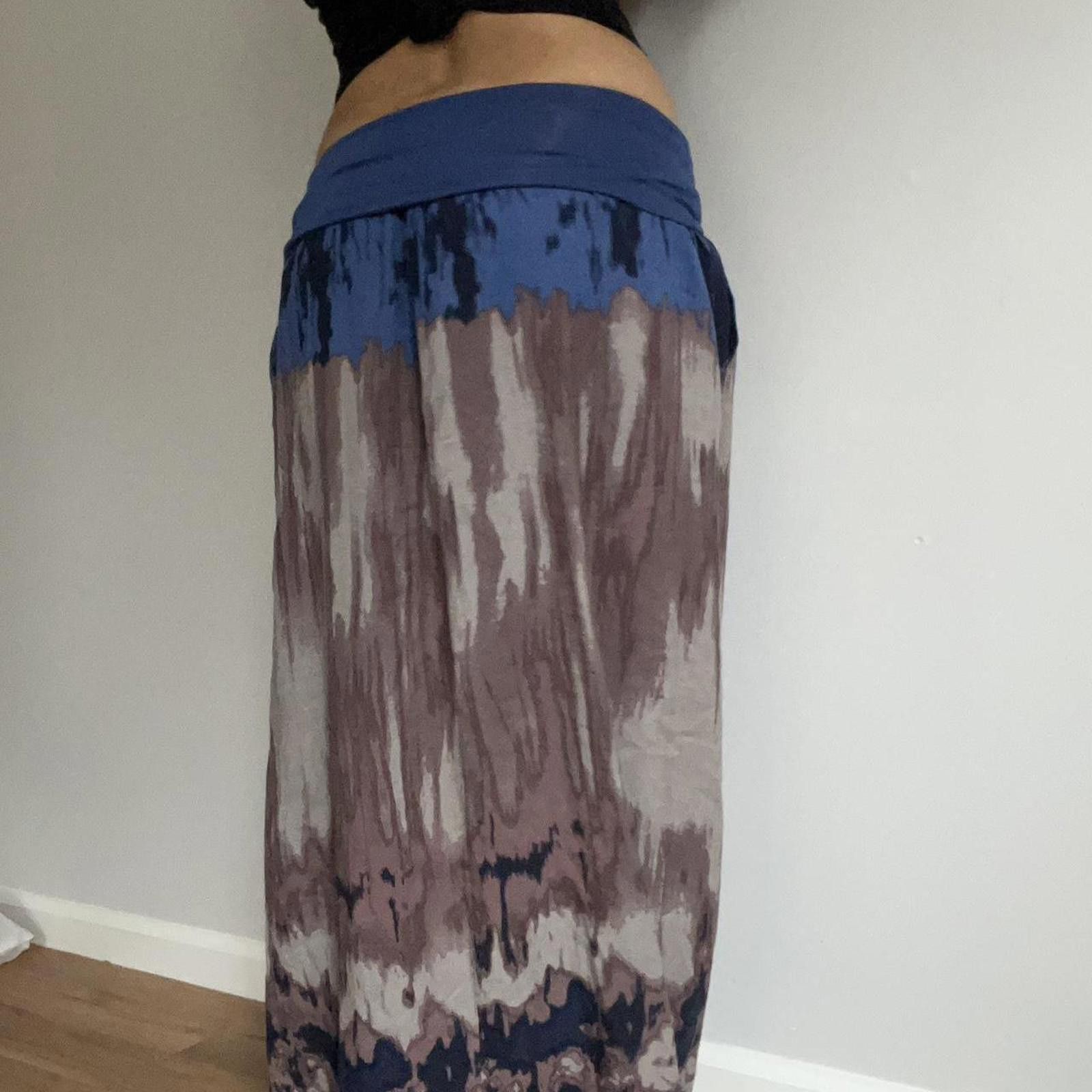 Other Blue and brown maxi skirt #maxiskirt Size 32" / US 10 / IT 46 - 4 Thumbnail