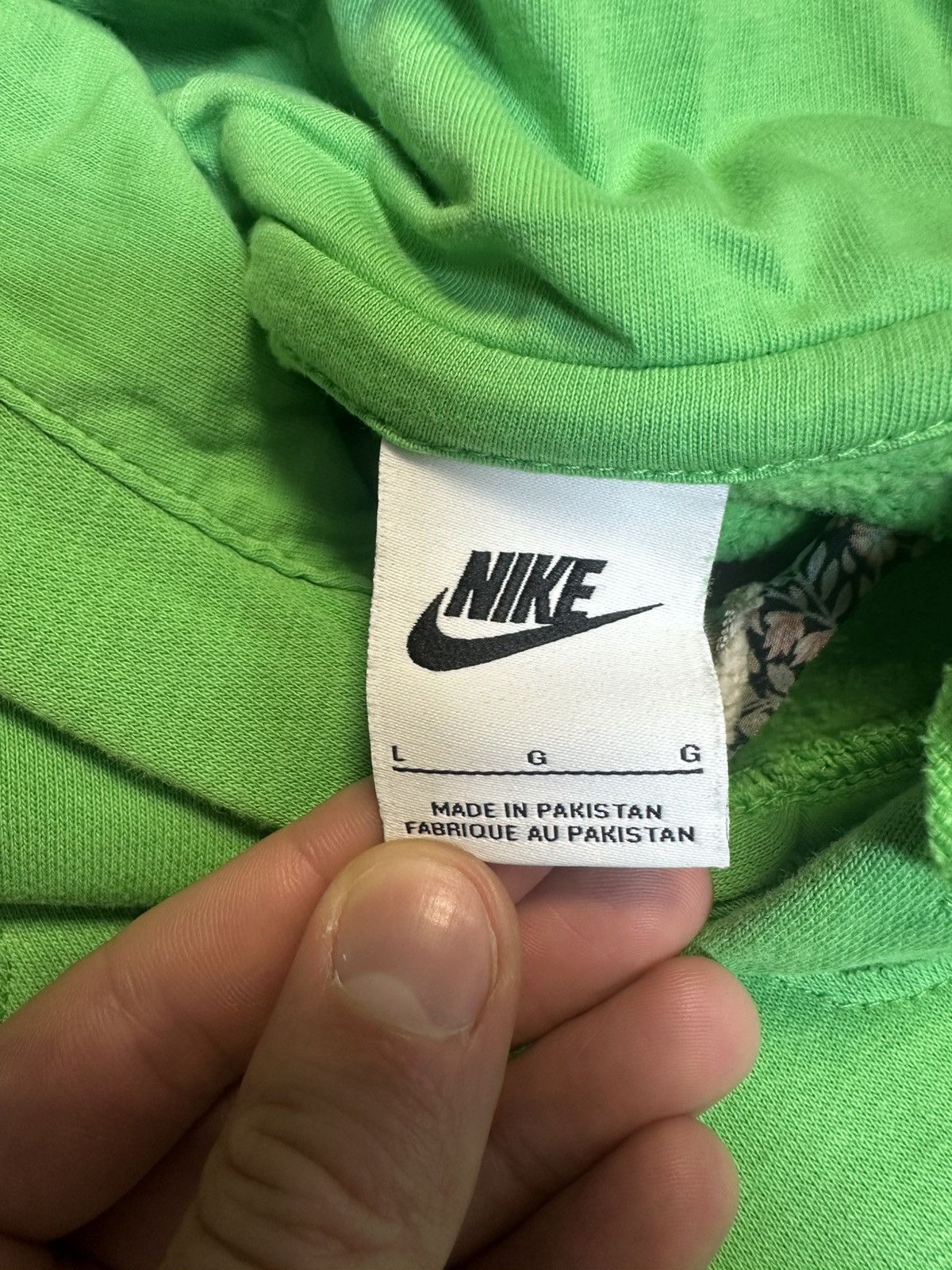 Nike Nike Custom Hoodie Vintage 90s Y2K Reworked Size US L / EU 52-54 / 3 - 7 Thumbnail