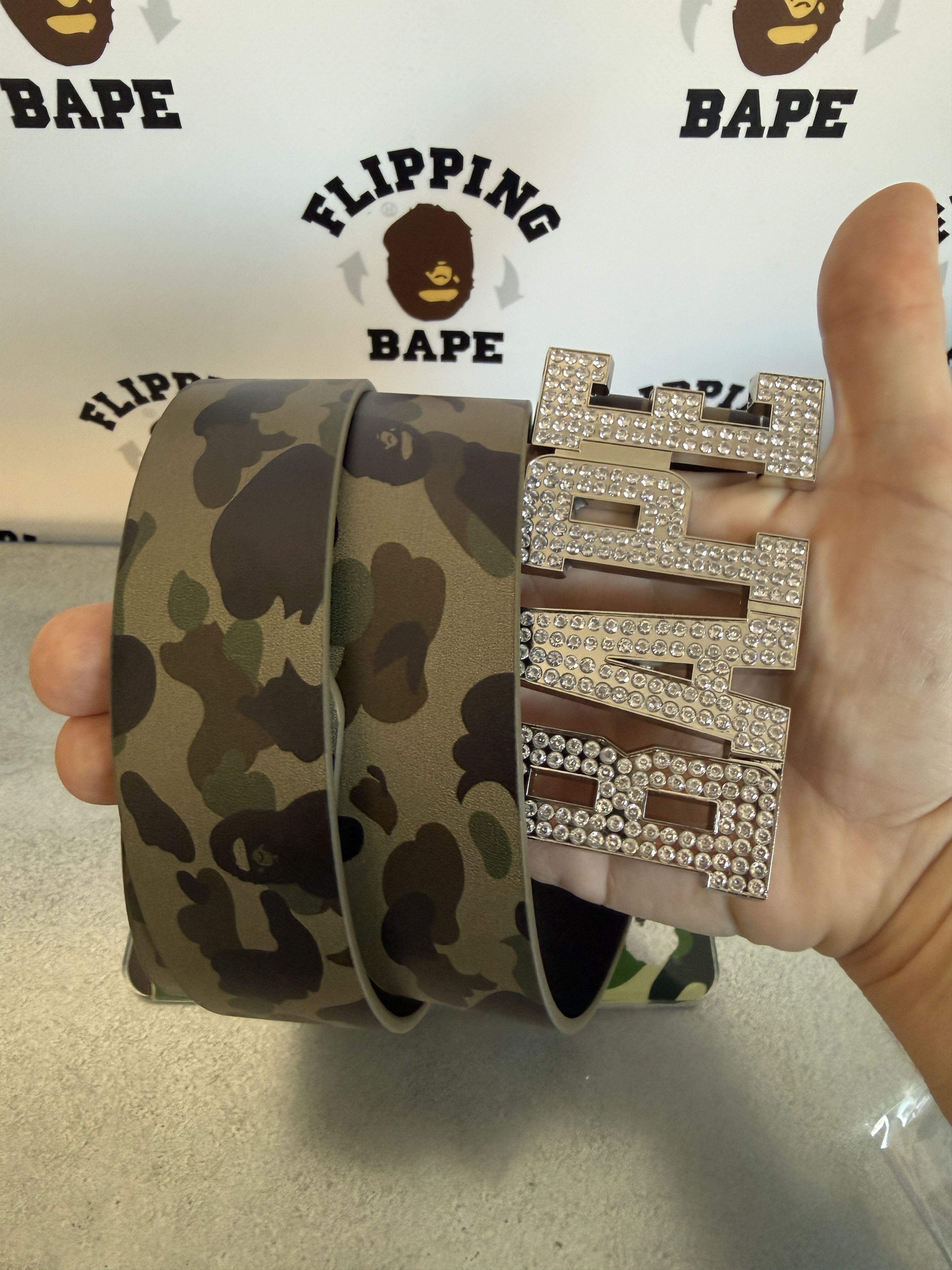 Bape BAPE 1ST CAMO BAPE LEATHER BELT (L/36) Size 36 - 6 Thumbnail