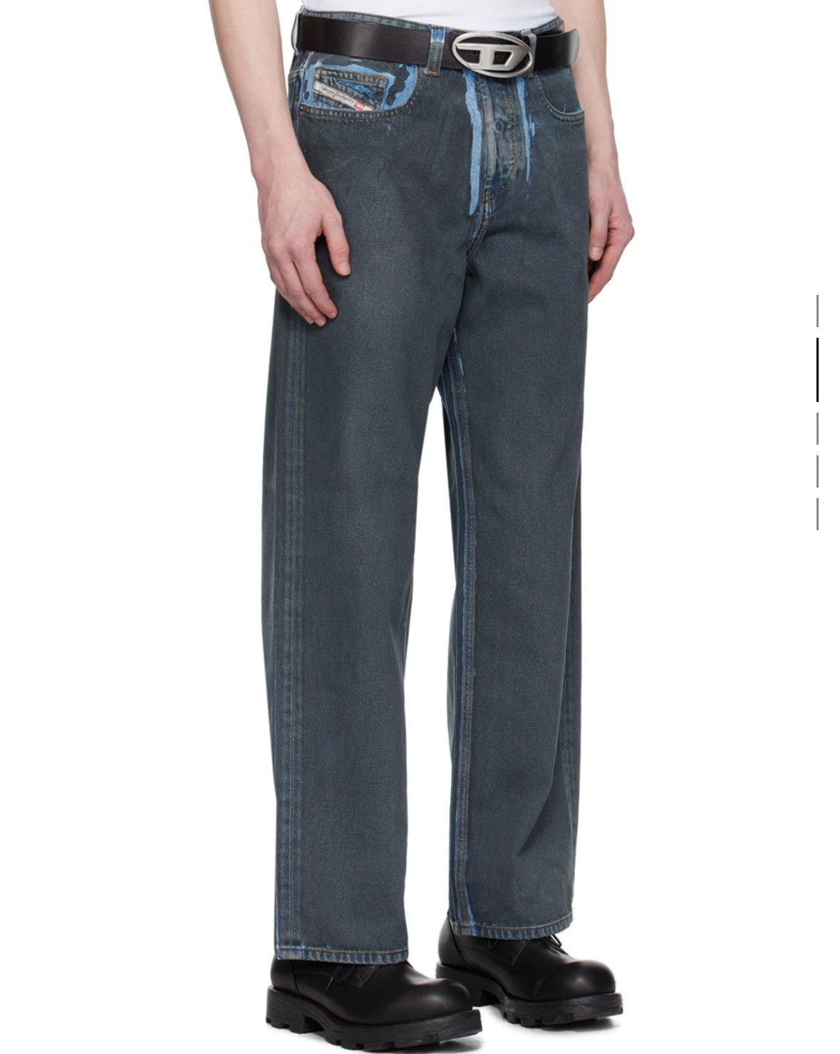 Diesel Diesel gray 2001d-macro-s jeans Size US 32 / EU 48 - 2 Thumbnail