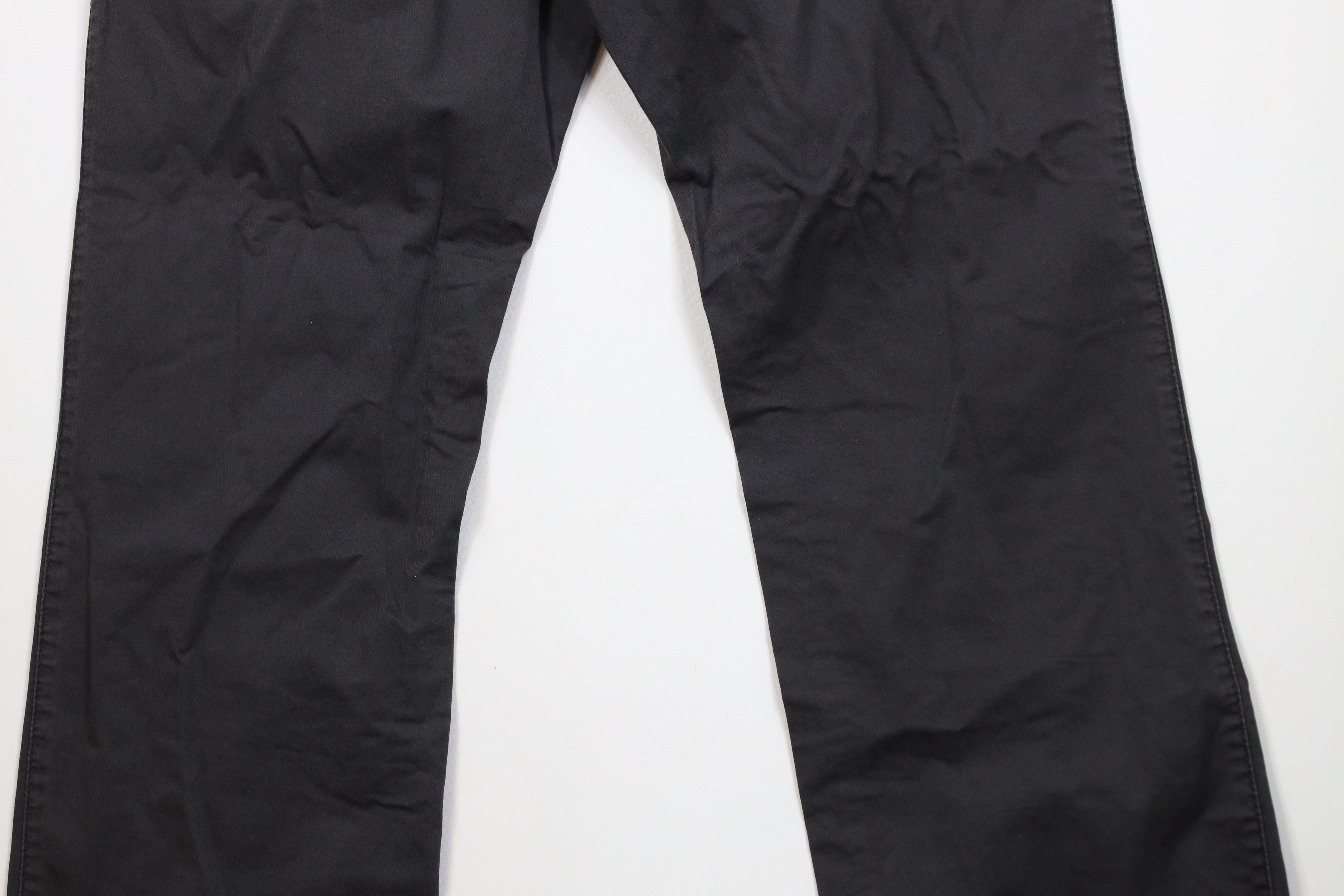 Esprit Vintage 90s Y2K Esprit Flared Wide Leg Pants Gray Cotton Size US 32 / EU 48 - 10 Thumbnail