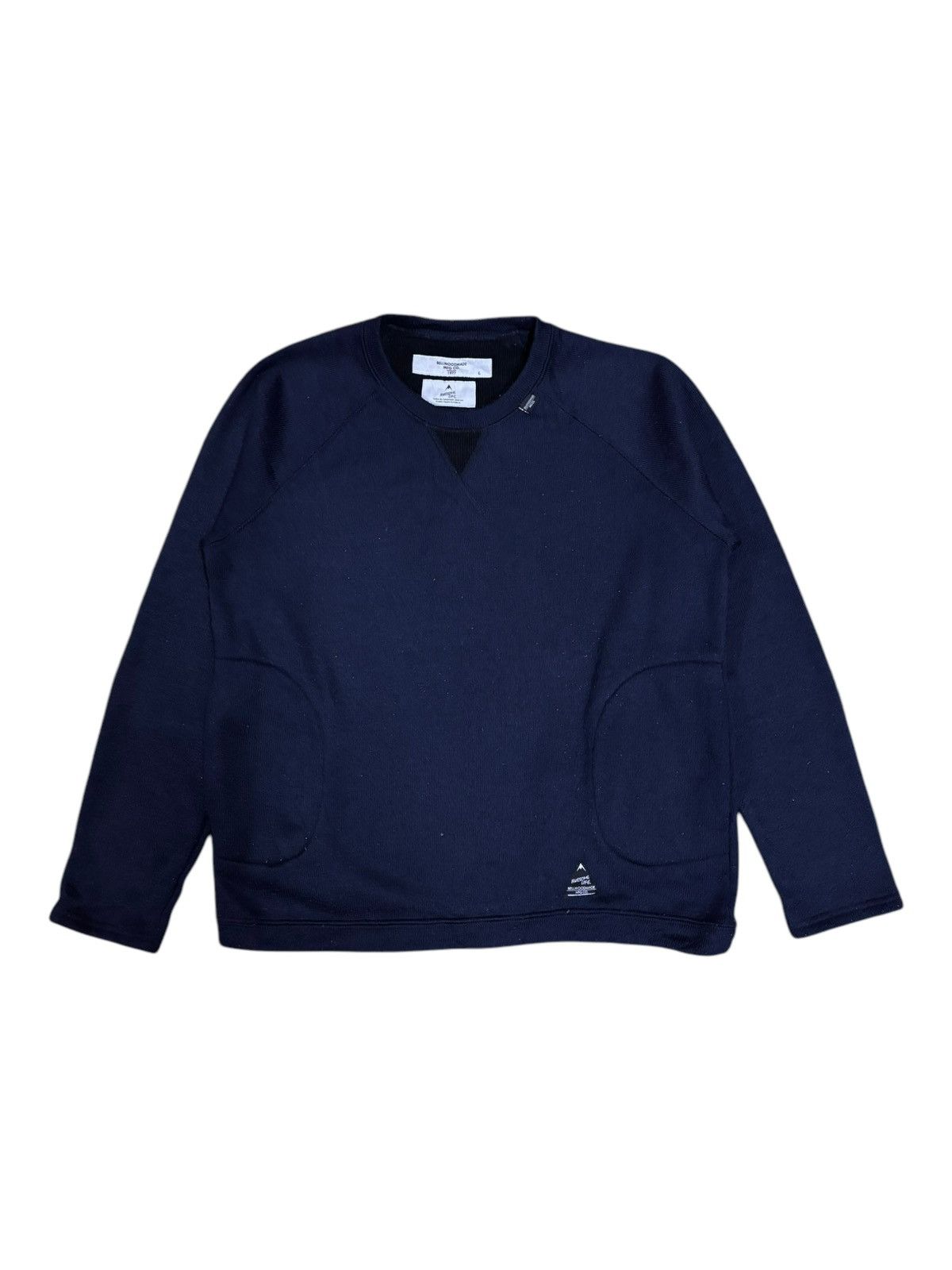 Bellwood × Designer × Japanese Brand 90s Vtg Bellwoodmade by mfg paded Sweatshirt Size US L / EU 52-54 / 3 - 4 Thumbnail