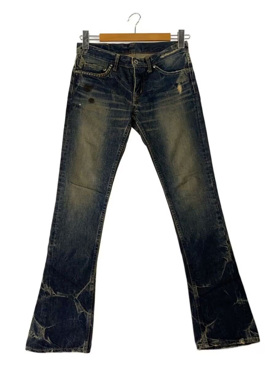 Hysteric Glamour Boot Cut Aged Denim Jeans Size US 30 / EU 46 - 1 Thumbnail