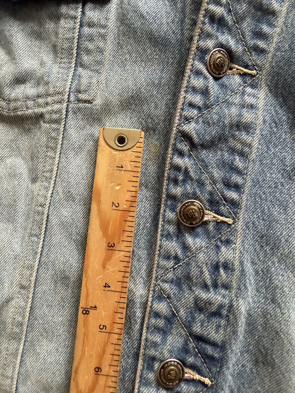 Rocawear Vintage Rocawear Blue Denim Truckers Jean Jacket Sz XL 100% Size US XL / EU 56 / 4 - 3 Thumbnail