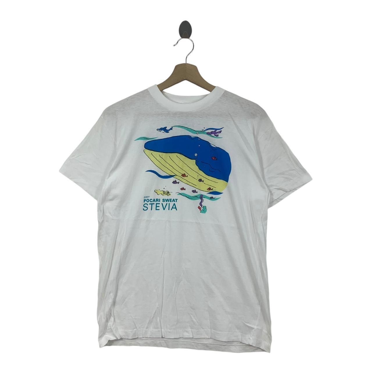 Vintage Vintage 80’ POCARI SWEAT STEVIA DIET Japan Ads Tee Shirt Size US L / EU 52-54 / 3 - 1 Thumbnail