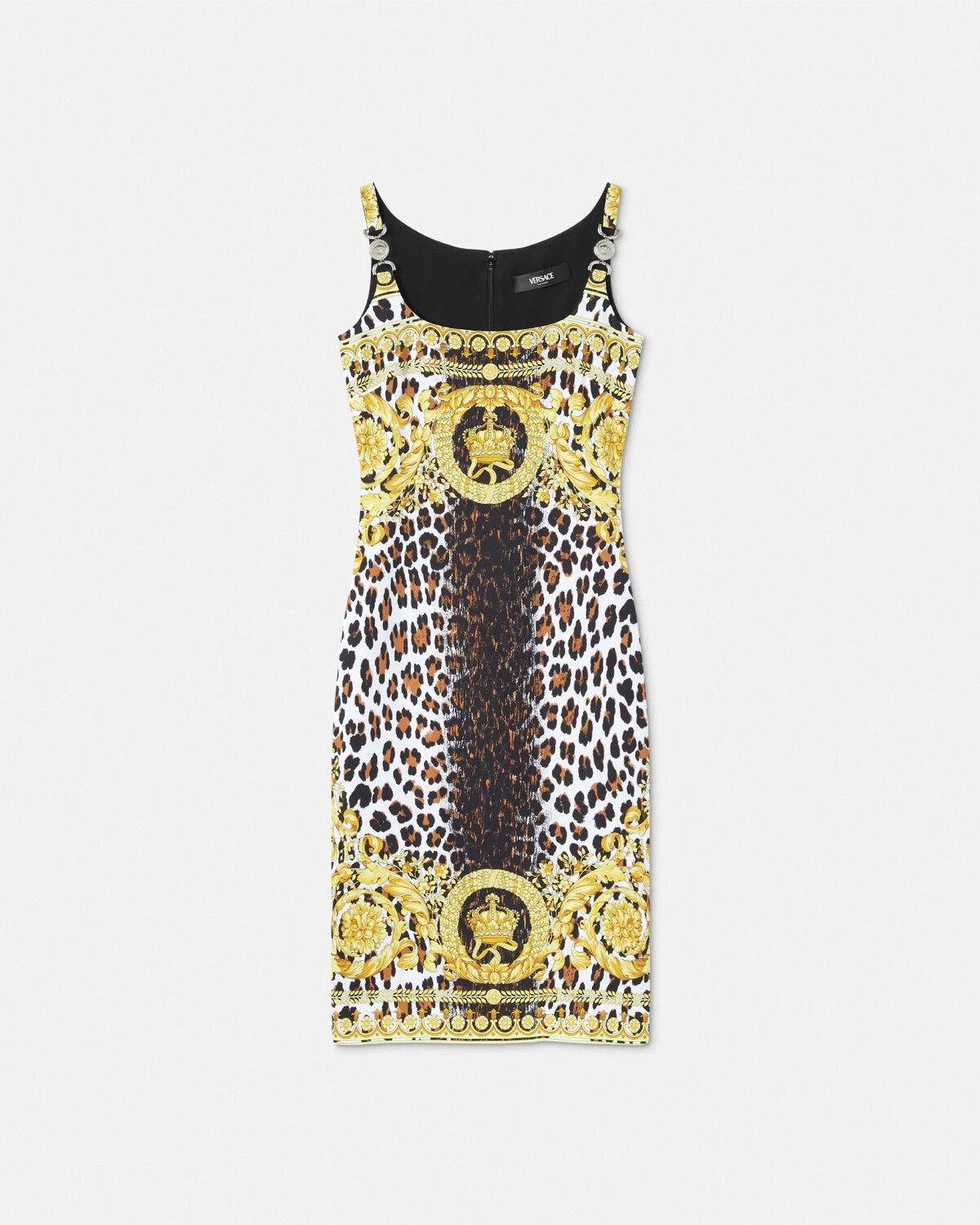 Versace o1y0226 Midi Dress in Multicolor Size M / US 6-8 / IT 42-44 - 1 Thumbnail