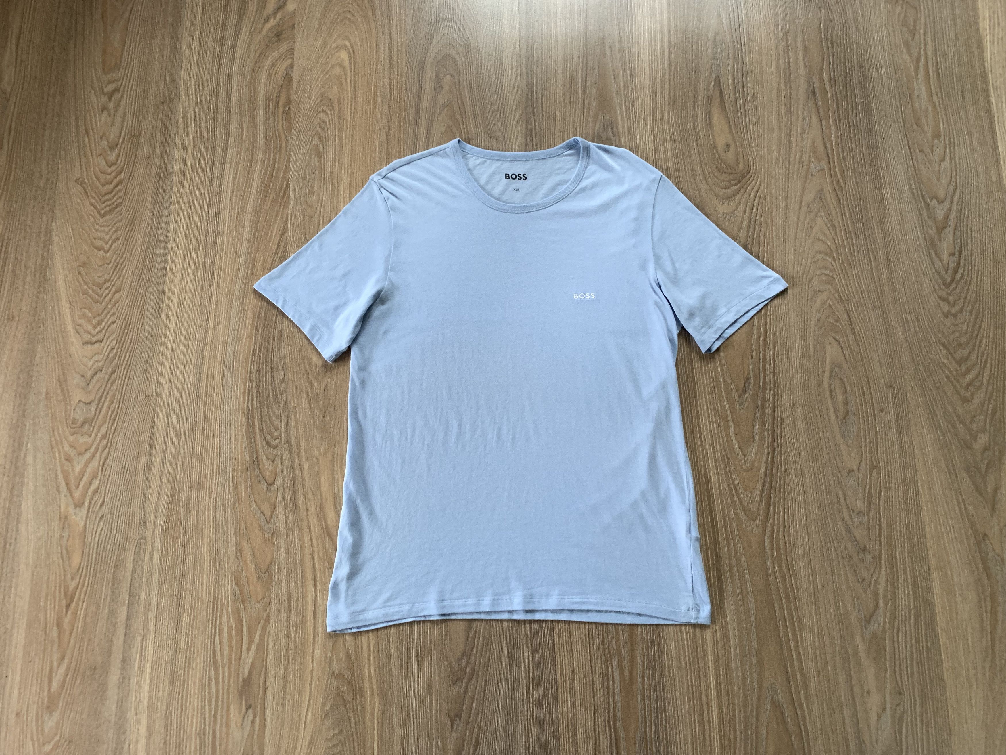 Hugo Boss Hugo Boss Basic Light Blue T Shirt 2024 Size US XXL / EU 58 / 5 - 1 Thumbnail