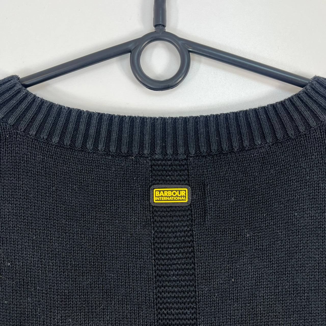 Barbour Barbour International Black V Neck Knit Sweater Womens Sz M Size M / US 6-8 / IT 42-44 - 4 Thumbnail