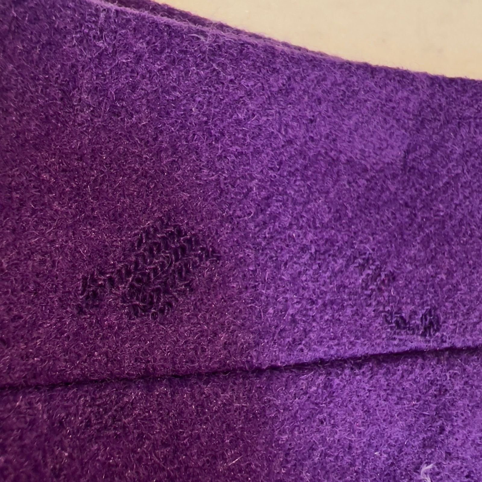 J.Crew J Crew The Pencil Skirt 0 Above Knee Wool Blend Purple Lined Size 25" / US 0 / IT 36 - 5 Thumbnail