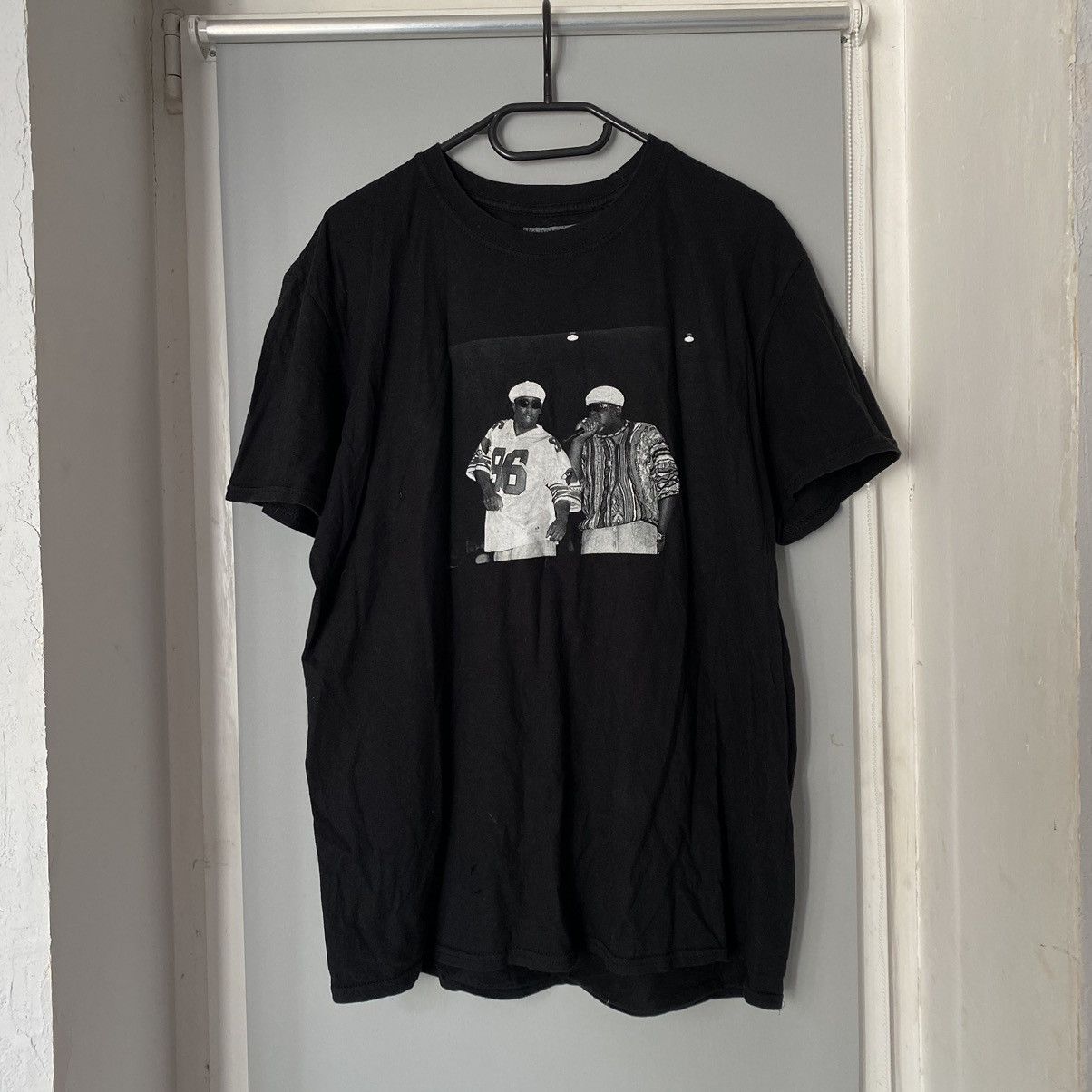 Rap Tees NOTORIOUS BIG BIGGIE SMALLS PHOTO RAP T SHIRT Size US L / EU 52-54 / 3 - 1 Thumbnail