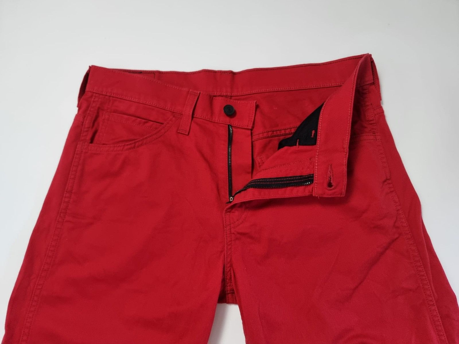 Levi's Levi's 569 red straight jeans 31x34 L mens womens Size US 32 / EU 48 - 10 Thumbnail