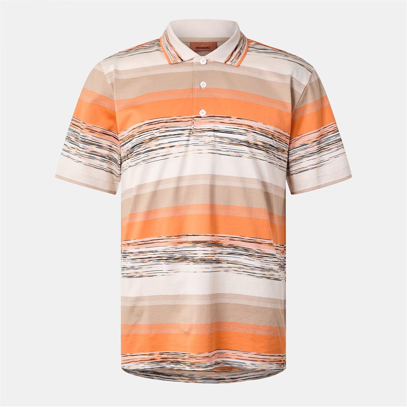 Missoni o1g2r1mq0426 Knit Streamlined Fit Short Sleeve Polo Shirt Size US S / EU 44-46 / 1 - 1 Thumbnail