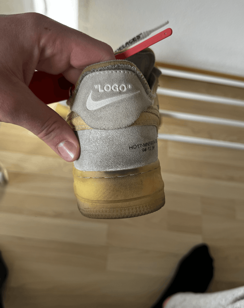 Nike × Off-White Nike Air Force 1 Off White White OG Size US 11.5 / EU 44-45 - 11 Thumbnail