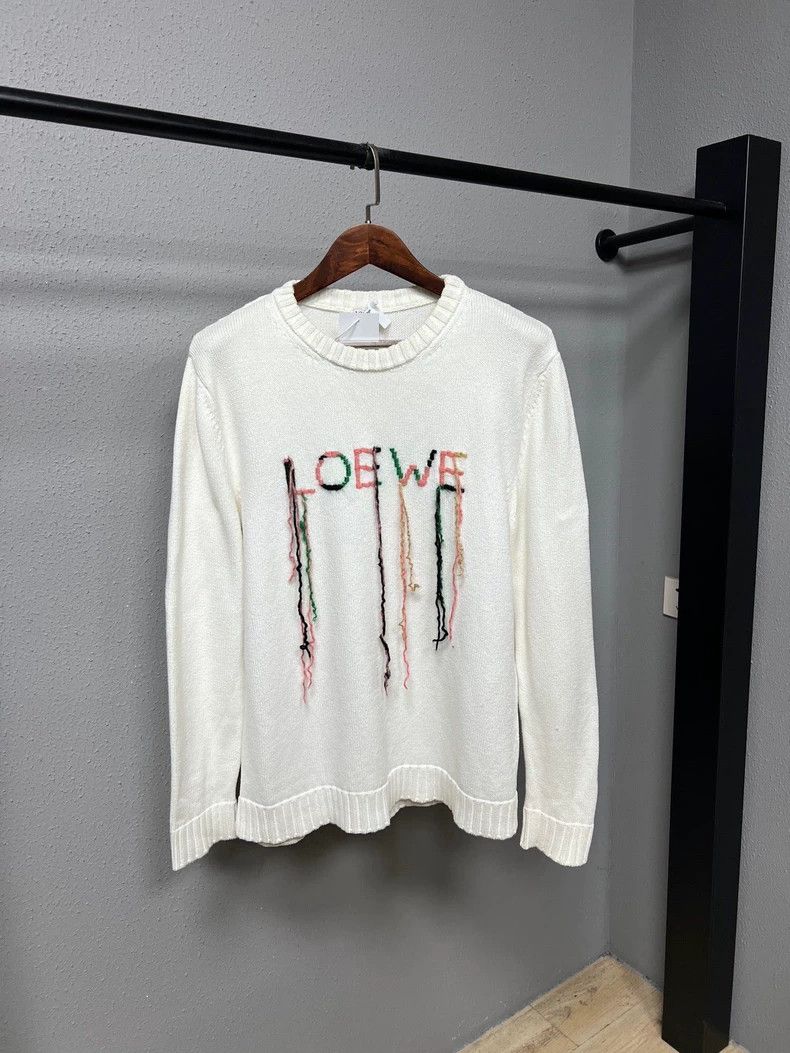 LOEWE Color logo knit sweater