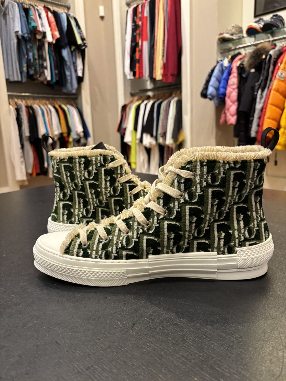 Dior Dior B23 ‘Olive Tapestry’ Size US 13 / EU 46 - 3 Thumbnail