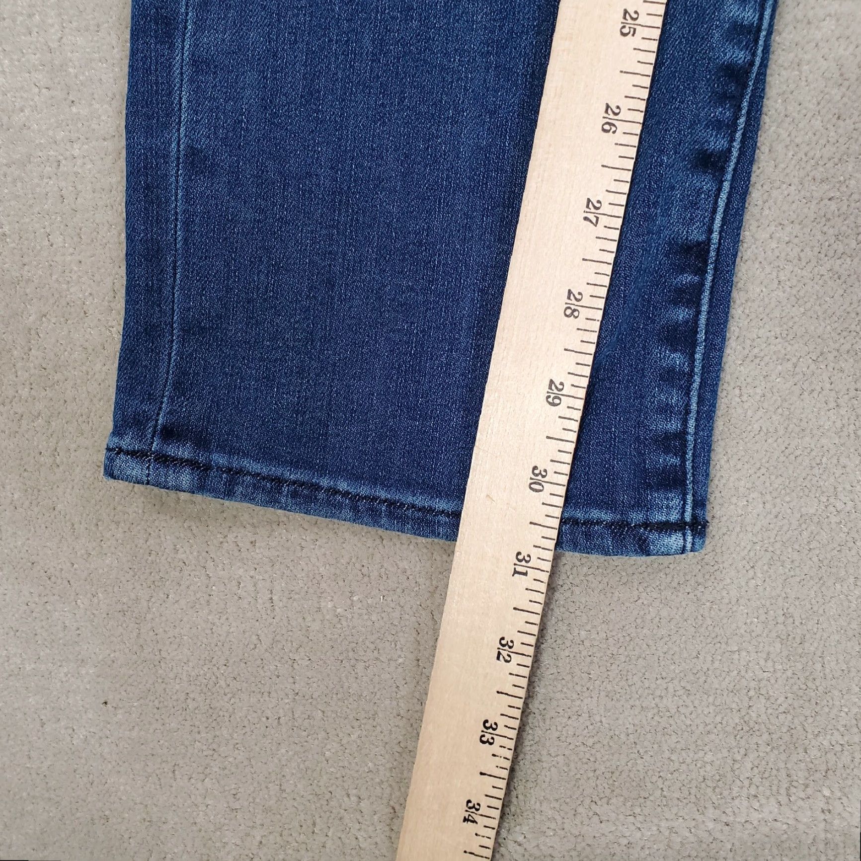 Bonobos Bonobos Jeans Mens 33x32 Blue Straight Leg Faded Dark Wash Denim Stretch Casual Vintage No Size US 33 - 5 Thumbnail