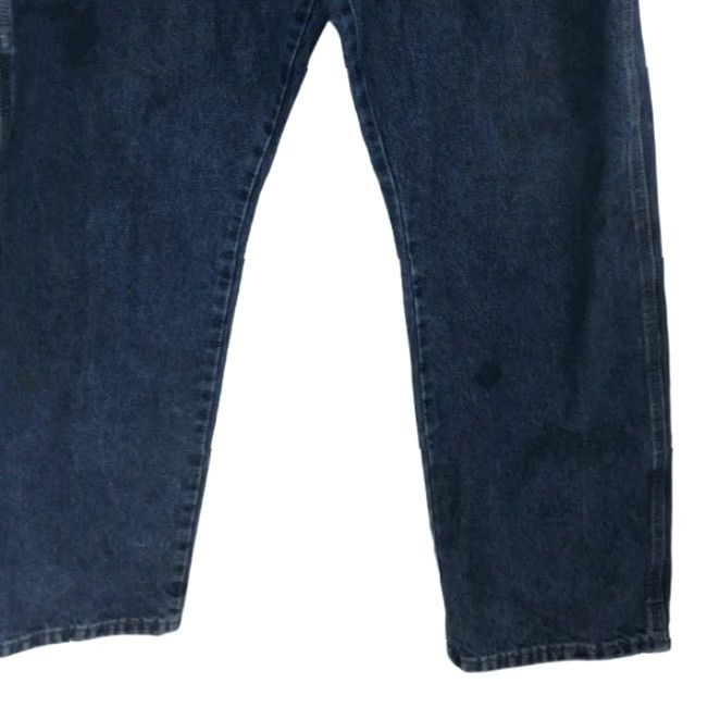 Wrangler Wrangler Jeans Mens 36x32 Blue Straight Denim Carpenter Size US 36 / EU 52 - 4 Thumbnail