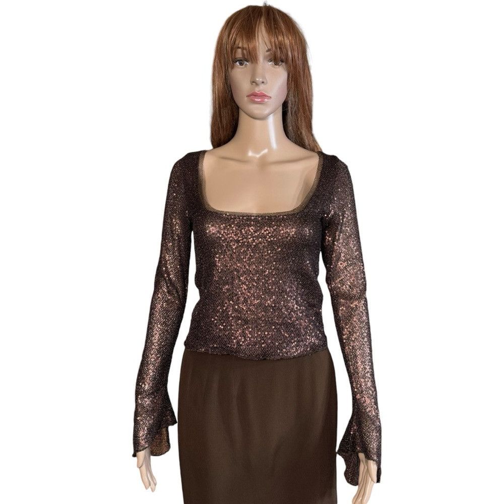 Free People New Free People Late Night Disco Layering Hot Fudge Top Siz Size S / US 4 / IT 40 - 2 Thumbnail