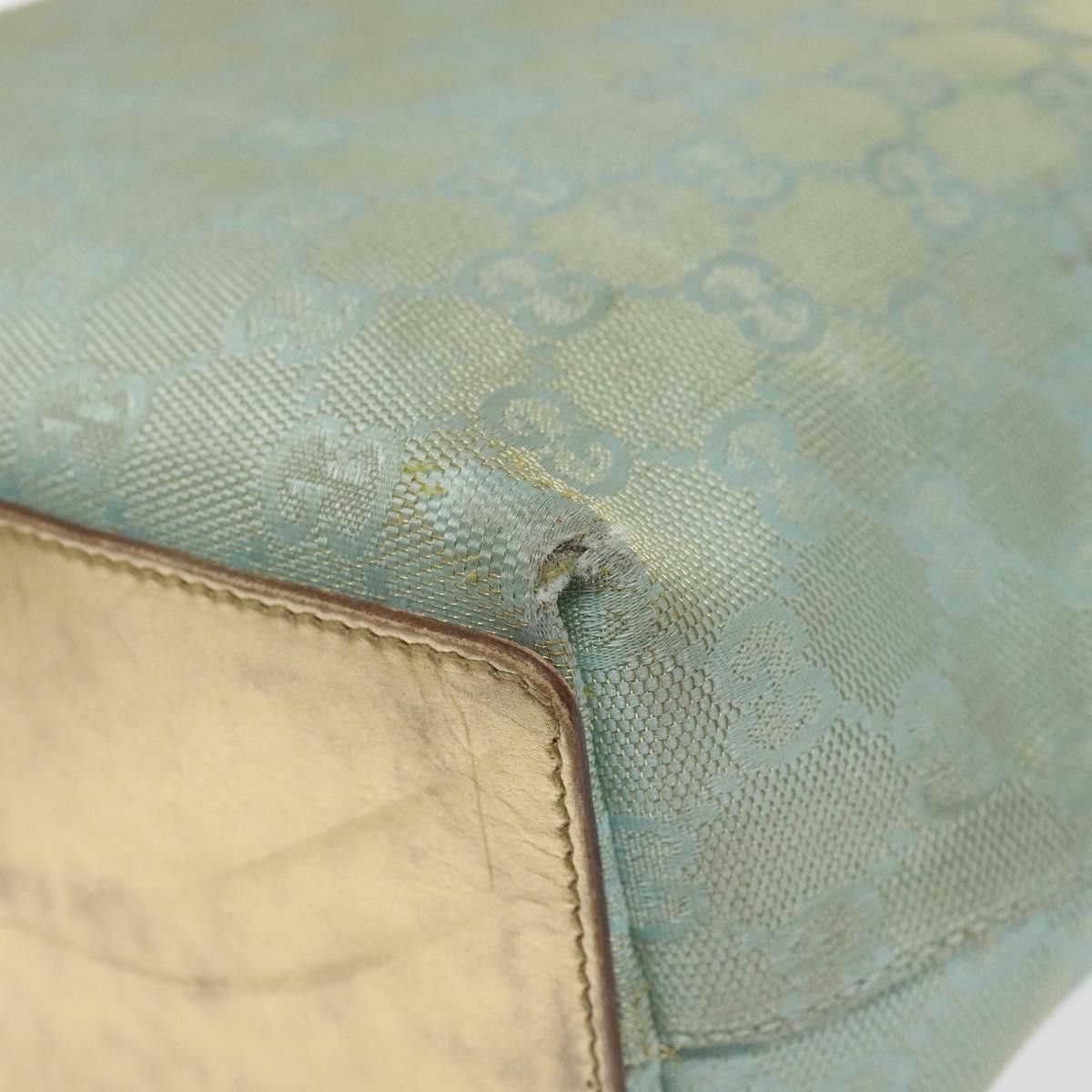 Gucci GUCCI GG Canvas Tote Bag Nylon Peppermint Gold 002 002 Size ONE SIZE - 10 Thumbnail