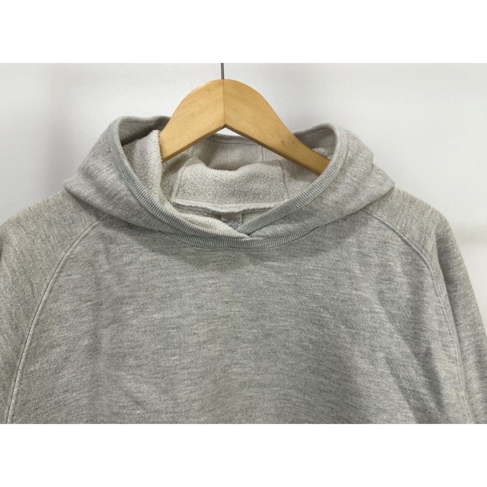 Lands' End VTG Lands' End Women's Hoodie Shirt Afterhood Lock Hood Reverse Weave Sweats S Heather Gray 80s 90s Womens Size S / US 4 / IT 40 - 4 Thumbnail