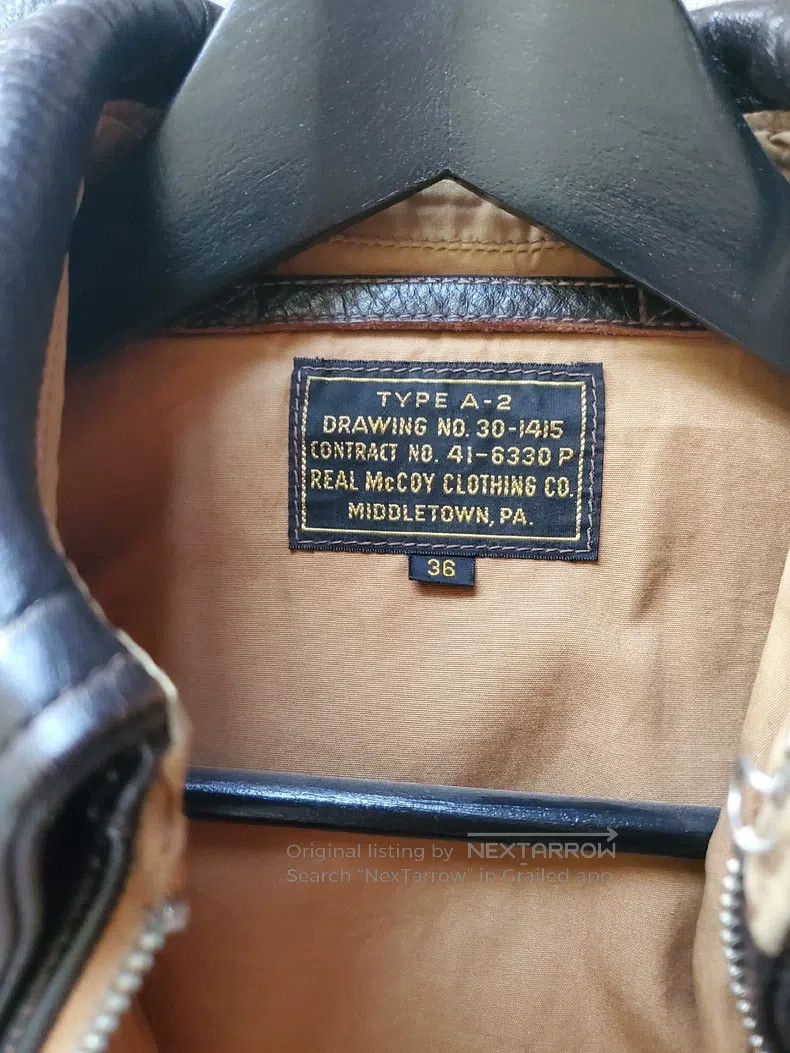 The Real McCoy's The Real McCoys A2 Horseskin Jacket Size US XXS / EU 40 - 8 Thumbnail