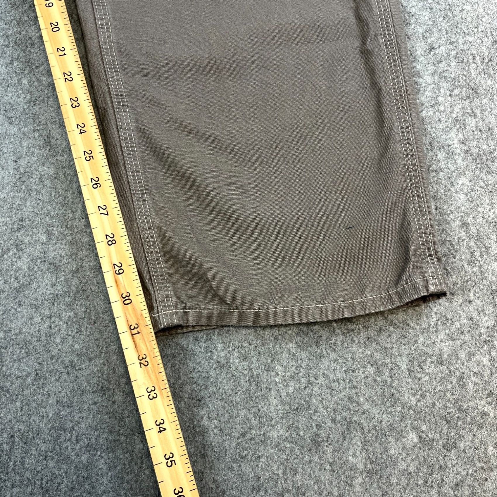 Carhartt VINTAGE Carhartt Mens Carpenter Jeans Cargo Trousers Relaxed Fit 40 32 Grey B159 CHR Size US 40 / EU 56 - 4 Thumbnail